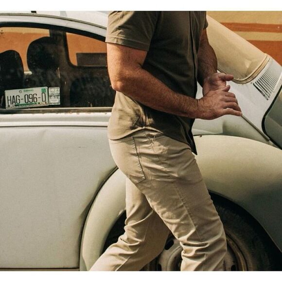 Taylor Stitch The Democratic All Day Pants in Aluminum Bedford Cord 29 & 36 - Picture 8 of 15